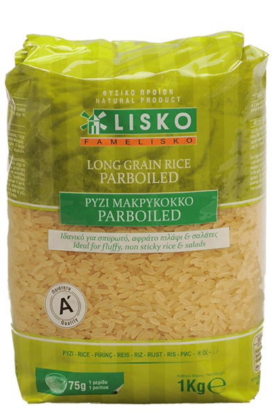 Long grain rice parboiled